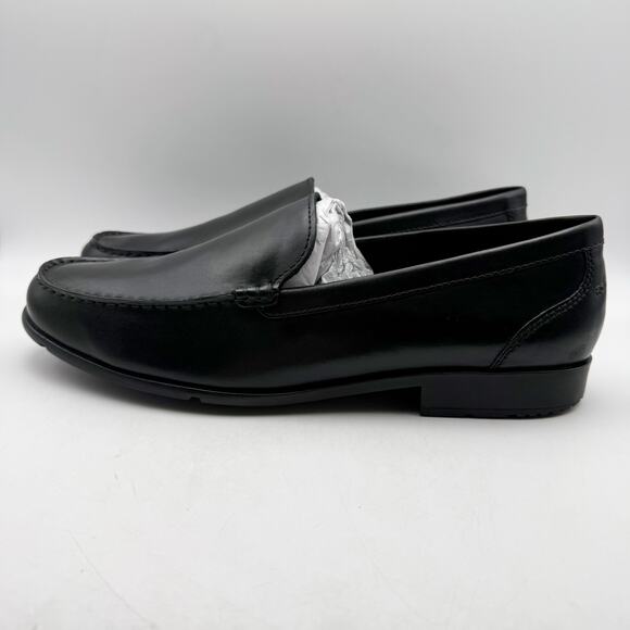 Rockport Mens Classic Lite Venetian Loafers US 15 Wide Black Leather NIB - Picture 9 of 13